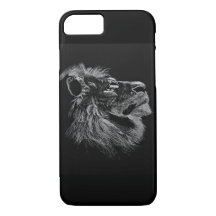 Coque iphone de profil de lion