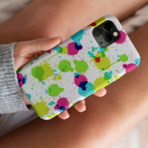Coque iphone de projection de peinture