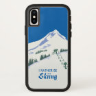 Coque iphone de scène d'hiver de ski