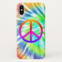 Coque iphone de signe de paix de conception de