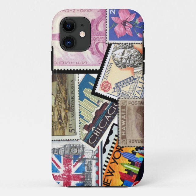 Coque iphone de thème de voyage (Dos)