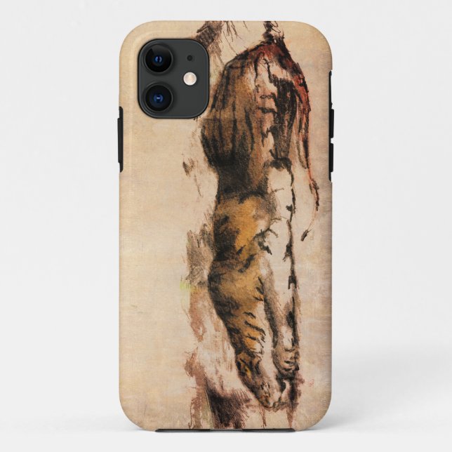 coque iphone de tigre couché (Dos)