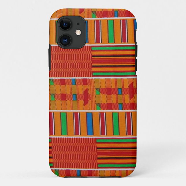 Coque iphone de tissu de Kente d'Africain (Dos)