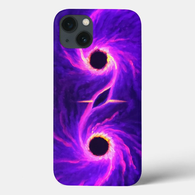 Coque iphone de trous noirs (Verso)