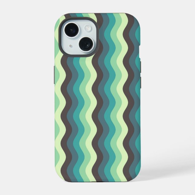 Coque iphone de vague de pointe (Verso)