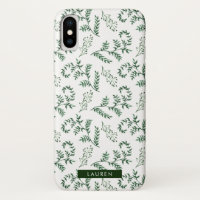 Coque iphone de verdure d'hiver