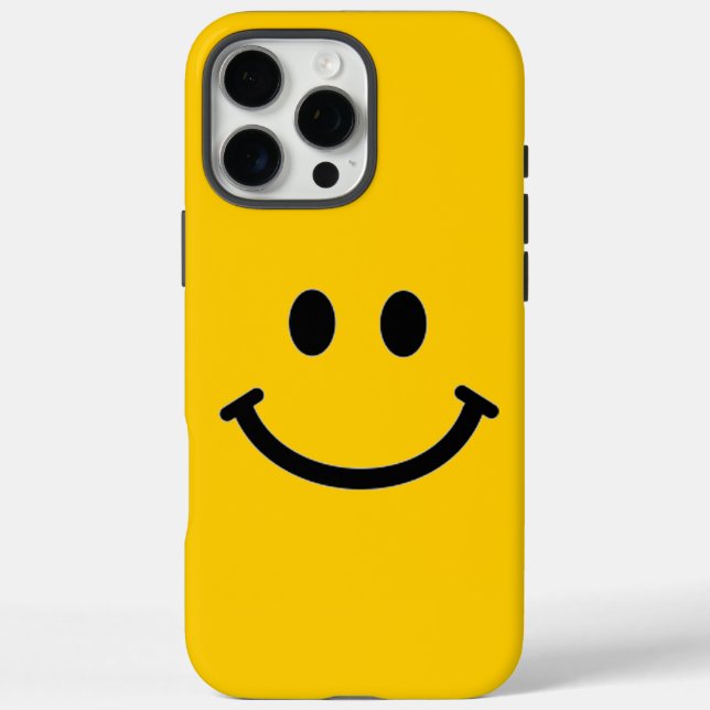Coque iphone de visage souriant (personnalisable) (Verso)