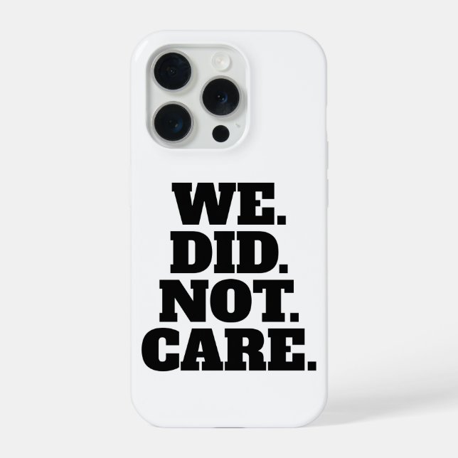 Coque iPhone Déclaration de texte moderne | Typographie Texte B (Verso)