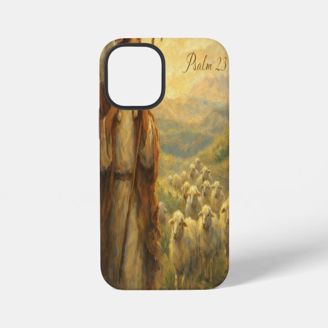Coque iPhone Décor mural Jésus Bon Pasteur (Verso)