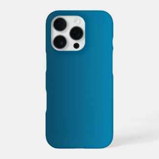 Coque iPhone 16 Pro Dégradé Bleu - clair à profond | Fond d'ambiance |