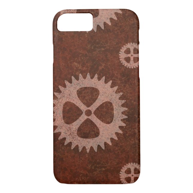 Coque iphone d'engrenage Steampunk (Dos)