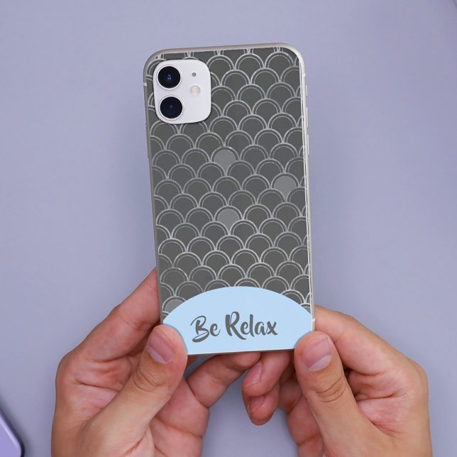 Coque iphone des échelles grises de sirène (Mermaid gray scales iPhone Case)