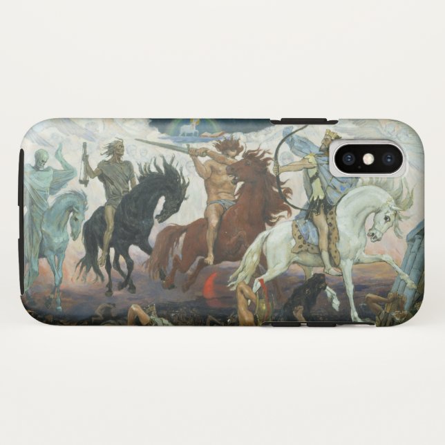 coque iphone des quatre cavaliers d'Apocalypse Vas (Dos (Horizontal))