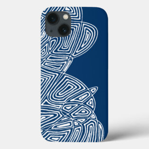 Coque iphone des vagues bleues