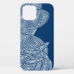 Coque iphone des vagues bleues