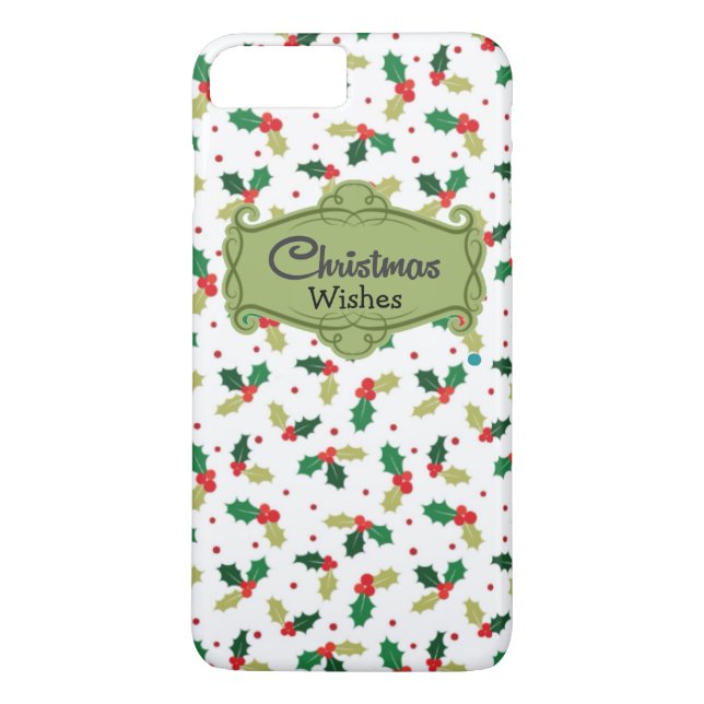 Coque iphone des voeux de Noël (Dos)