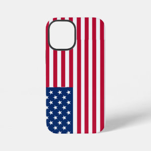 Coque iPhone 12 Mini Dessin de fierté de drapeau américain USA