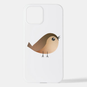 Coque iPhone 12 Dessin d'Oiseau de Bruant