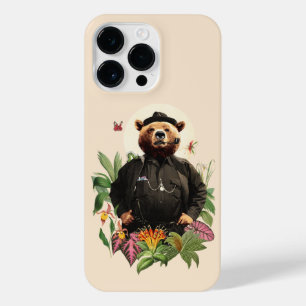 COQUE POUR POUR iPhone 14 PRO MAX DÉTECTIVE ANIMALE D'OURS DE FANCY