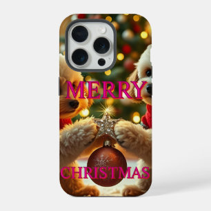 DEUX POODLES CÉLÉBRANT NOËL