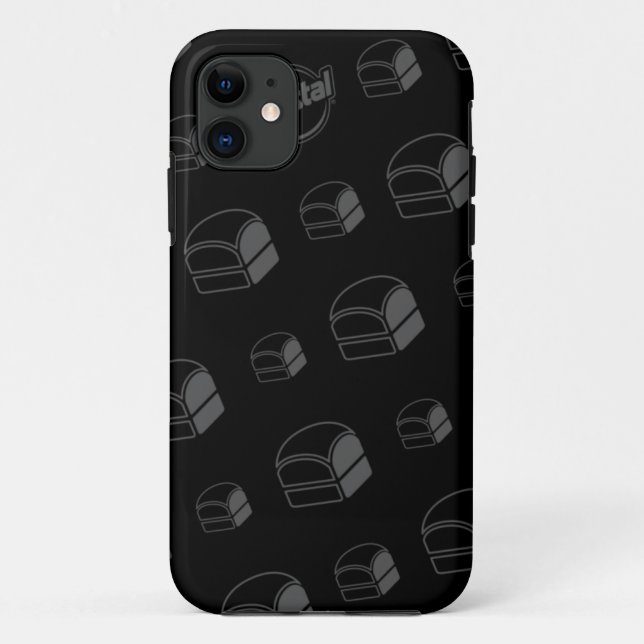 Coque iphone d'hamburger de Krystal (Dos)