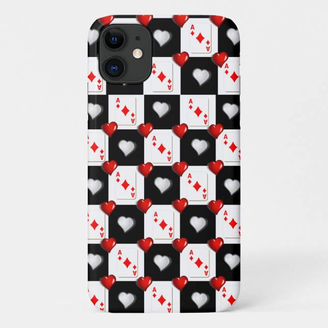 Coque iphone Diamants d'as (Dos)