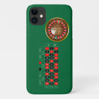 Coque iphone d'image de table de roulette américai