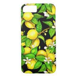 Coque iphone d'impression de citron de mode