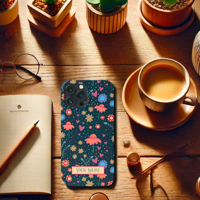 Coque iphone d'incertitude florale (Créateur téléchargé)