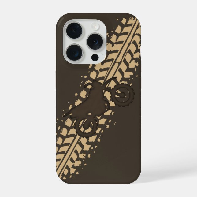 Coque iPhone Dirt Bike Mud (Verso)