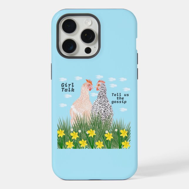 Coque iPhone Discussion de filles (Verso)