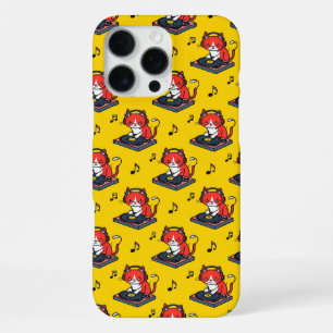 Coque iPhone 16 Pro Max DJ Chat Amoureux pour les Amateurs de Musique