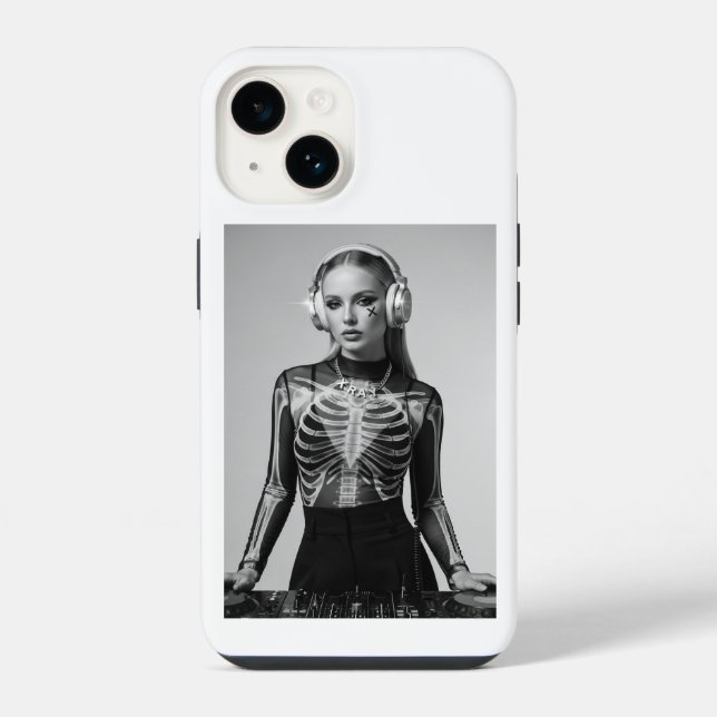 Coque iPhone DJ Xray Chest X-Ray Art Design (Verso)