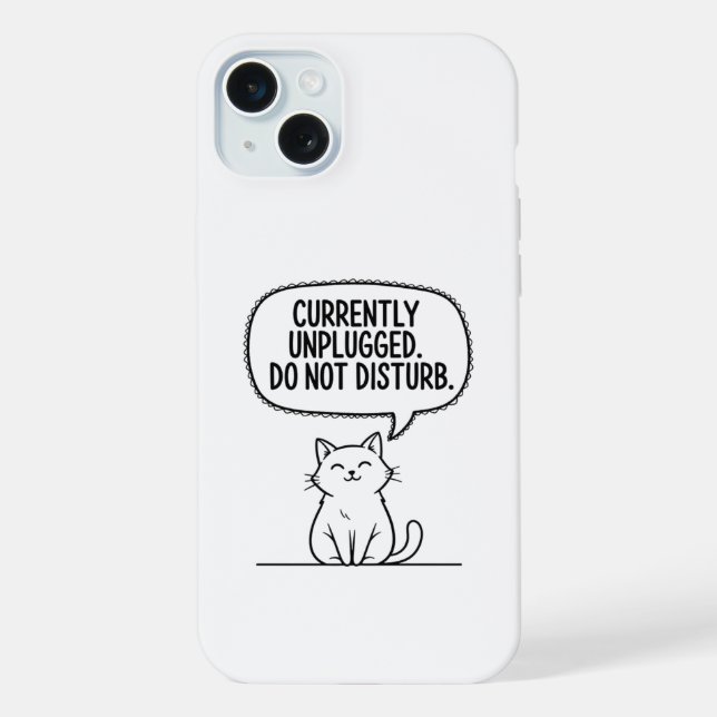 Coque iPhone Do Not Disturb  (Verso)