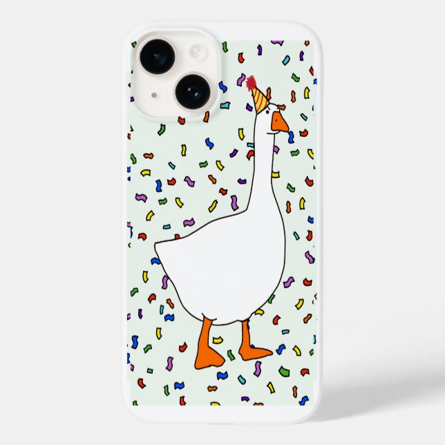 Coque iphone d'oie de fête (Verso)