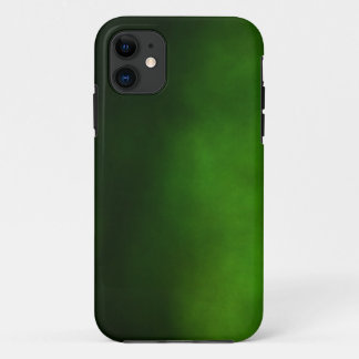 Coque iphone d'Ombre de vert vert