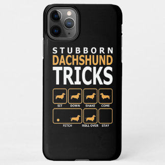 Coque iPhone 11Pro Max Don de chien | Tucs Dachshund têtus