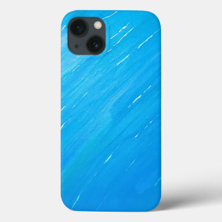coque iphone d'onde océanique Abstraite - Art côti