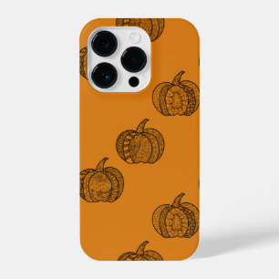 Coque Pour iPhone 14 Plus Doodles d'Halloween boho mandala citrouilles Autom