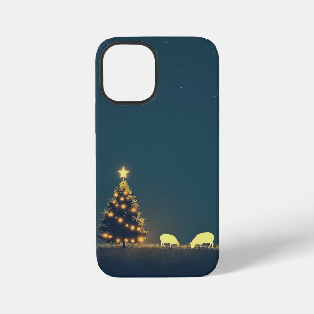 Coque iPhone Dossier de téléphone cellulaire de Noël (Verso)