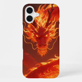 Coque iPhone 16 Plus Dragon de Feu Ardente | Dragon Fantastique de Flam