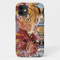 coque iphone - Dragon vs Tiger