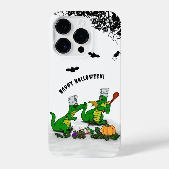 Coque iPhone Dragons - Joyeux Halloween ! Aujourd'hui je vais c (Verso)