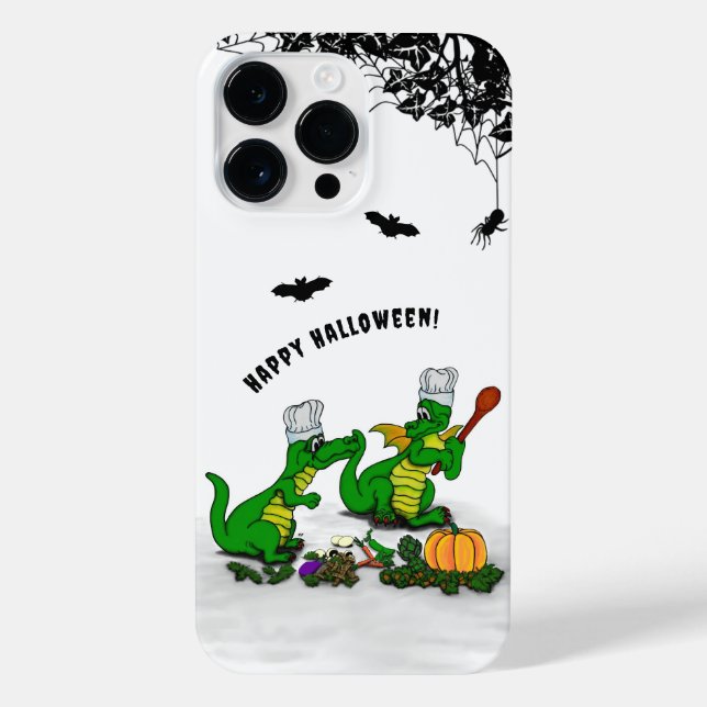 Coque iPhone Dragons - Joyeux Halloween ! Aujourd'hui je vais c (Verso)