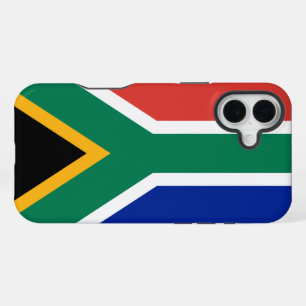 Coque iPhone 16 Plus Drapeau Afrique du Sud