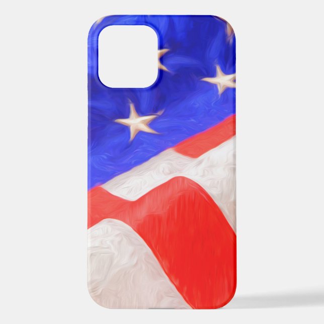 Coque iPhone Drapeau américain (Verso)