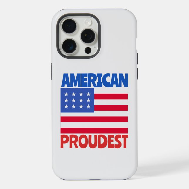 Coque iPhone Drapeau américain (Verso)