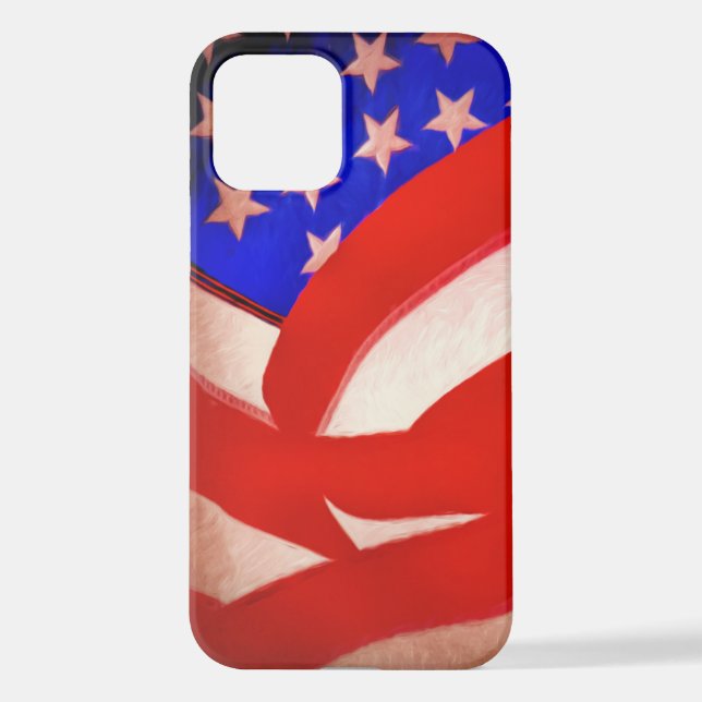 Coque iPhone Drapeau américain (Verso)