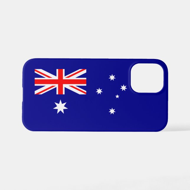 Coque iPhone Drapeau australien patriotique (Verso Horizontal)