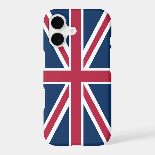 Coque iPhone Drapeau britannique (Verso)